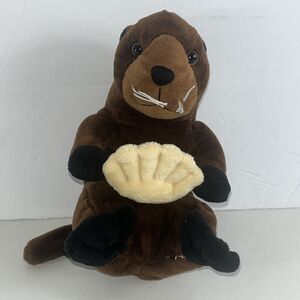 LITTLE BROWN BEAVER  PLUSH  STUFFED ANIMAL TOY Miami Sea aquarium